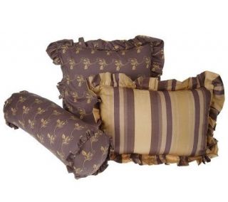 piece English Garden Decorative Pillow Set by Linda Dano —