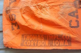  Cloth Canvas Tractor Umbrella Thomas Implements Corydon Iowa IA