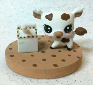 Cookies and Milk OOAK Hand Painted Custom Littlest Pet Shop