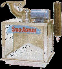 This Listing #1009 Battery Powered Sno Konette Shave Ice Snow Cone