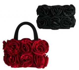 Interchangeable 3 Piece Floral Bag Set by Lori Greiner —