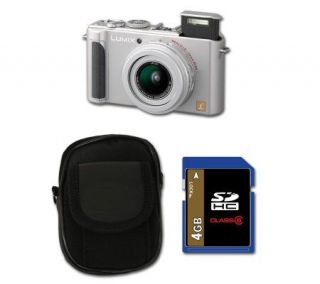 Panasonic DMC LX3 10.1MP Digital Camera Kit   Silvertone   E218835