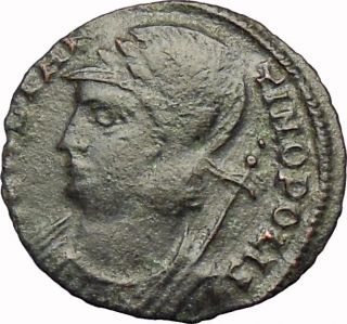 Constantine I the Great Founds CONSTANTINOPLE 330AD Ancient Roman Coin