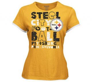 NFL Steelers Womens City Nickname Short SleeveLayer T shirt