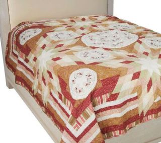 Rachelle 100Cotton Handcrafted Twin Size Quilt —