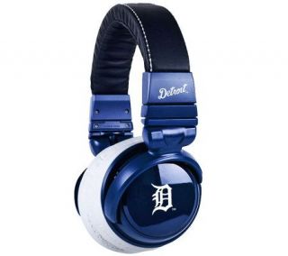 Detroit Tigers Over The Ear Headphones with In Line Mic —