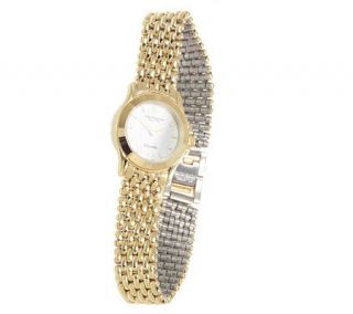 Jules Jurgensen Goldtone Ultra thin Bracelet Watch —