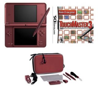 DSi XL Burgundy Bundle with TouchMaster 3   Nintendo DS —