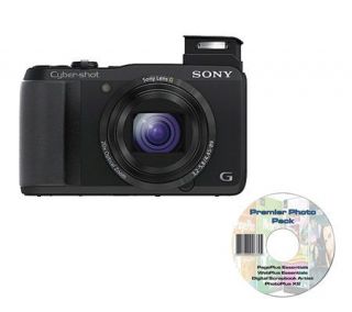 Sony DSC HX30V 18MP 20X Optical Zoom LCD CameraBundle w/Wi Fi