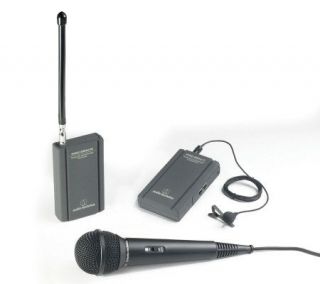 Audio Technica ATR288W Battery Powered VHF TwinMic System —