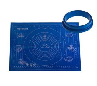 Technique Silicone Pastry Mat and Trivet Ring Set —