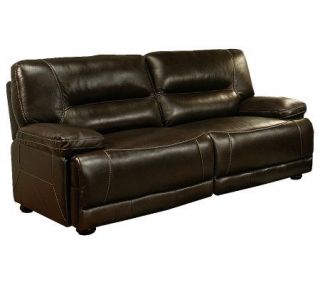Abbyson Living Brownstone Premium Italian Leather Sofa —