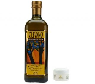 Olevano 1 Liter Olive Oil with .5oz. HandCream forBlueJeanChef