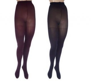 Illusionista Set of 2 Microlush Tights with UltimAir Foot —