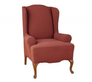 Sure Fit Stretch Lattice Wing Chair Furniture Cover   H194047