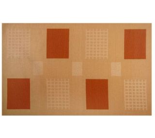 Milano 6 x 9 Outdoor Rug   Rust —