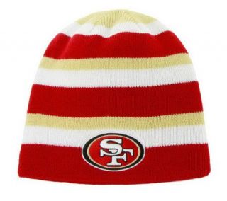 NFL 47 Brand Reversible Solid Color and Stripes Iconic Knit Hat