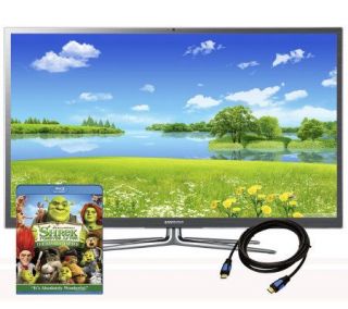 Samsung 51 SMART 3D Plasma HDTV with Bonus HDMI Cable & Movi