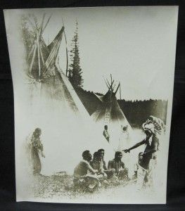 vintage photograph native american indian colville