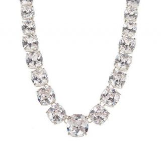 Kenneth Jay Lanes Wow Factor Silvertone Necklace —