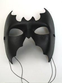 Black Bat Costume Accessory Masquerade Party Face Mask