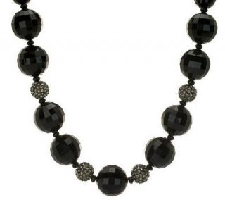 Joan Rivers Faceted Luxury 18 Necklace w/ 3 Extender —