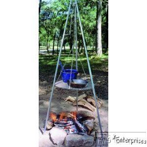   Outdoor camping lantern hanger and cooking grill tripod NEW 15108