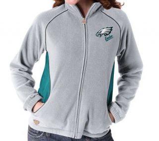 NFL Philadelphia Eagles Womens Overlay Micro Fleece Jacket   A312051