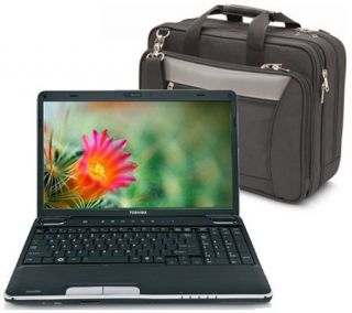 Toshiba A505S6040 16.0 Notebook PC w/Carry Case —