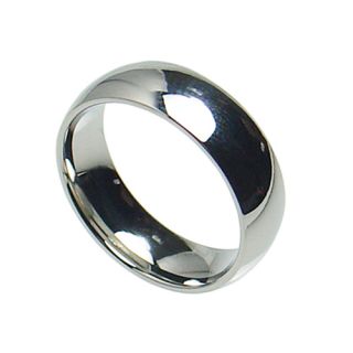  Stainless Steel Plain Wedding Band Ring 8mm Comfort Fit Sz 6 14