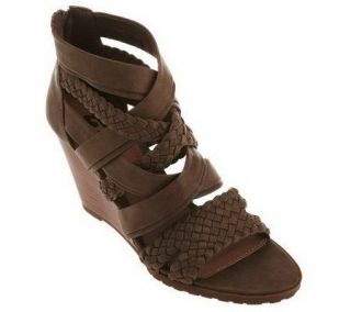 Report Beckett Multi Strap Wedge Gladiator with Back Zip —