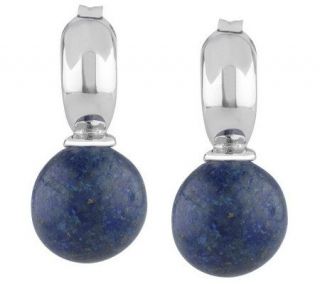 Steel By Design Gemstone Bead Drop Earrings —