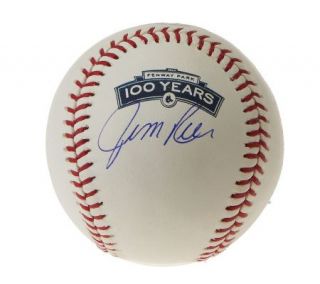 Fenway Park 100 Years Jim Rice Autographed Baseball   C28753
