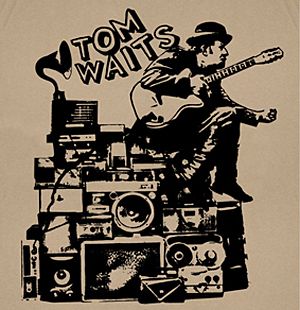Tom Waits T Shirt Folk Rock Punk Jazz Vintage Retro Cool Tee
