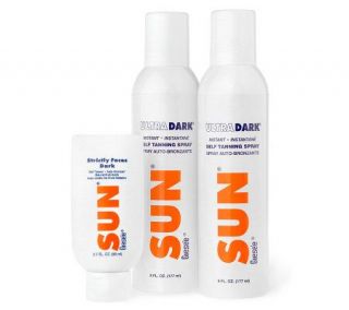 Sun Laboratories Self Tanning 3 piece Kit for Face and Body — 