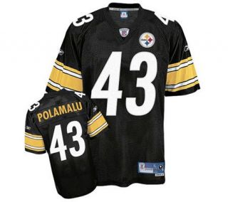 NFL Steelers Troy Polamalu Premier Team Color Jersey   A162550