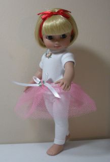Fits 10 Tonner Ann Estelle Doll Pink and White Ballerina Outfit D071