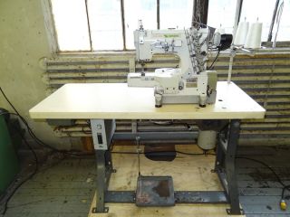   W600 Industrial Cover Stitch Sewing Machine with Efka AB220 Motor
