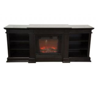 Fresno Freestanding Vent Free Electric Fireplace —