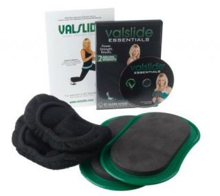 The Valslide Total Body Workout with 2 Valslide Disks & DVD — 
