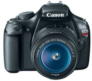 Canon EOS Rebel T3 SLR Camera with EF S 18 55mmIS II Lens   E249454