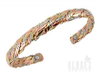 Sergio Lub Magnetic Copper Cuff Bracelet   Medium