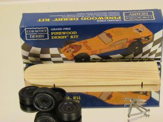 Official BSA, Complete, Lightning Fast Pinewood derby car kit By the