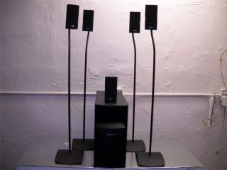 Bose Acoustimass 10 Series III Home Theater System Complete 4 Stands