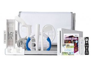 Nintendo Wii Gaming Systemw/ Sports & GoPlay CircusStarGames and 