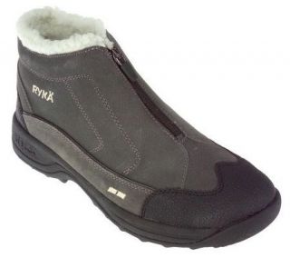 Ryka Front Zip Water Resistant Boots with Faux Fur Lining —