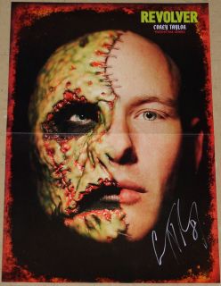 Slipknot Corey Taylor Autographed Signed Poster with Proof