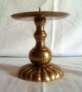 Candle Compliments by Crowning Touch Brass Candle Holder