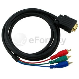  HDDB15 15 pin (M x 1) Connector RGB Component Y / Pr / Pb (M x 3