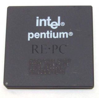 Vintage Intel Pentium 100 MHz CPU Processor Chip